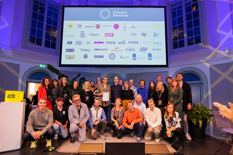 Message Sustainability pact doubles at ADE: 43 festivals join forces bekijken